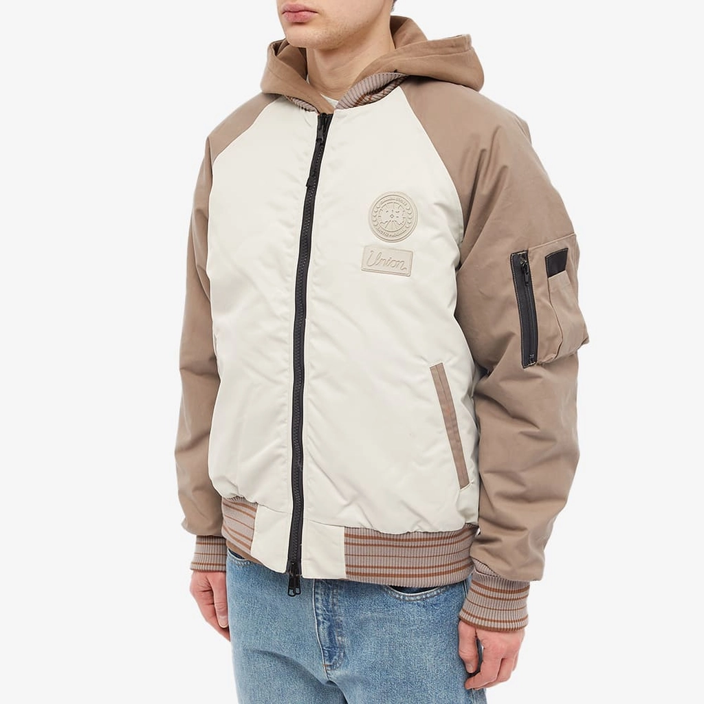 Canada Goose Men's & NBA Collection with UNION Bullard Bomber Jacket Pearl